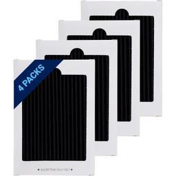 [Lifetime Warranty] EAFCBF Refrigerator Air Filter Replacement - Compatible with Frigidaire & Electrolux Paultra PureAir Ultra RAF1150 242061001 242047801 242047804 - Pack of 4 thumbnail 0