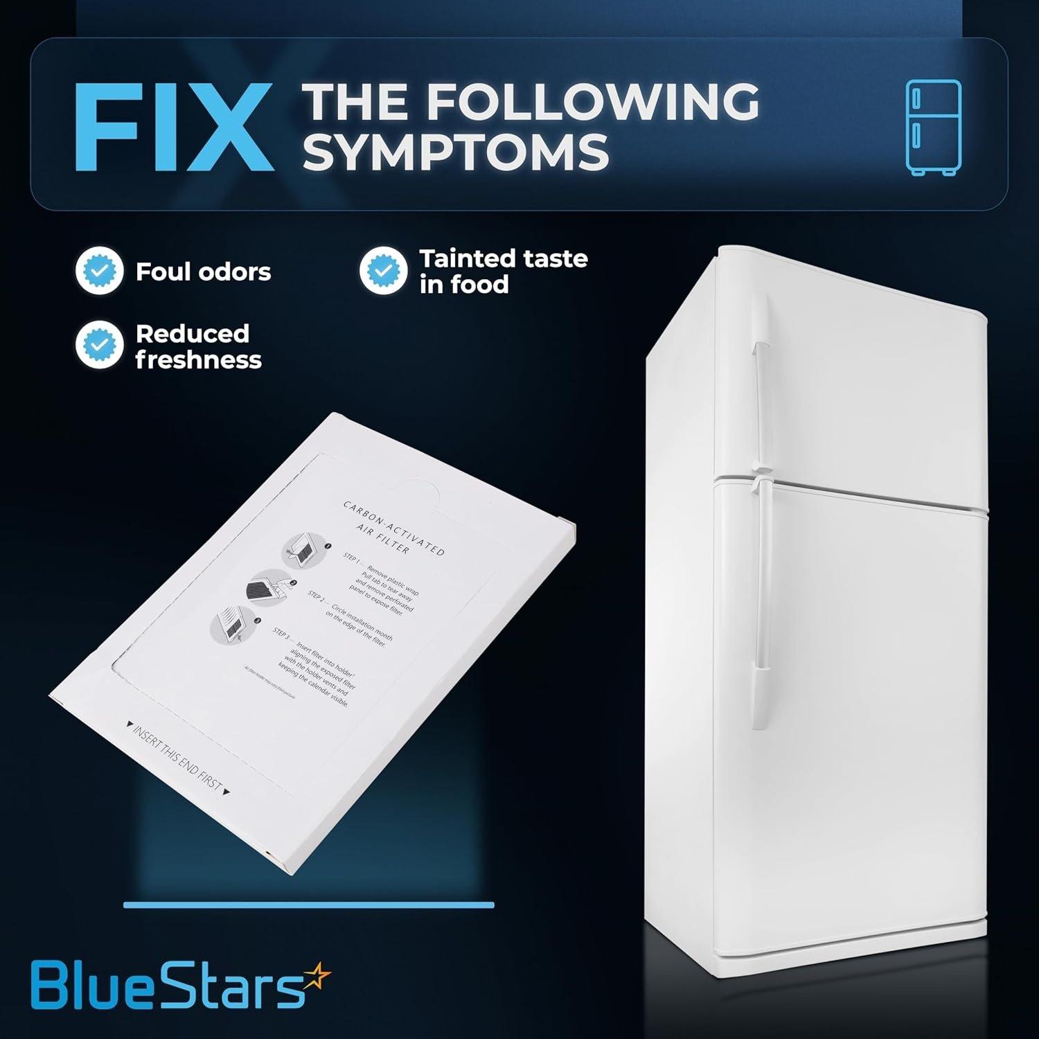 [Lifetime Warranty] EAFCBF Refrigerator Air Filter Replacement - Compatible with Frigidaire & Electrolux Paultra PureAir Ultra RAF1150 242061001 242047801 242047804 - Pack of 4 image 2