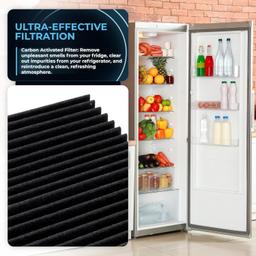 [Lifetime Warranty] EAFCBF Refrigerator Air Filter Replacement - Compatible with Frigidaire & Electrolux Paultra PureAir Ultra RAF1150 242061001 242047801 242047804 - Pack of 4 thumbnail 4