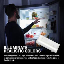 [Lifetime Warranty] W10515057 WPW10515057 Refrigerator LED Light - Compatible with Whirlpool Kenmore Maytag KitchenAid Freezer - Replaces W10398007 3021141 AP6022533 PS11755866 EAP11755866 W10515057 thumbnail 5