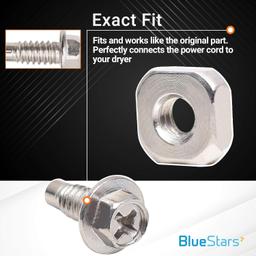 [Lifetime Warranty] 279393 Dryer Terminal Block Screw Kit Replacement - Compatible with Whirlpool Kenmore Maytag Dryers - Replaces 279393D 279393VP AP3020386 3184 PS334188 - Pack of 6 thumbnail 5