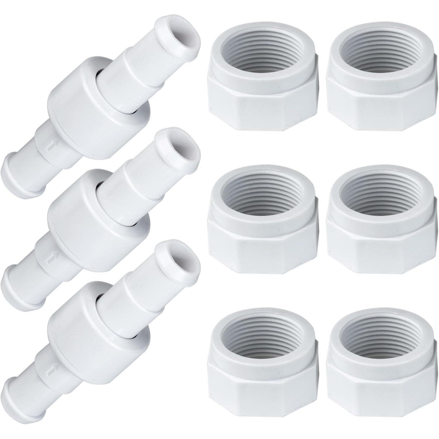 D20 Pool Cleaner Hose Swivel & D15 Hose Nut Kit image 0