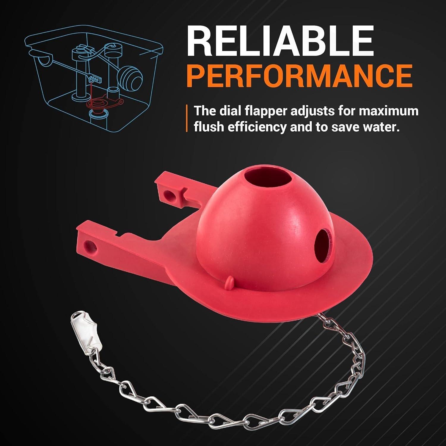 3" Toto Toilet Flapper - Pack of 4 image 2