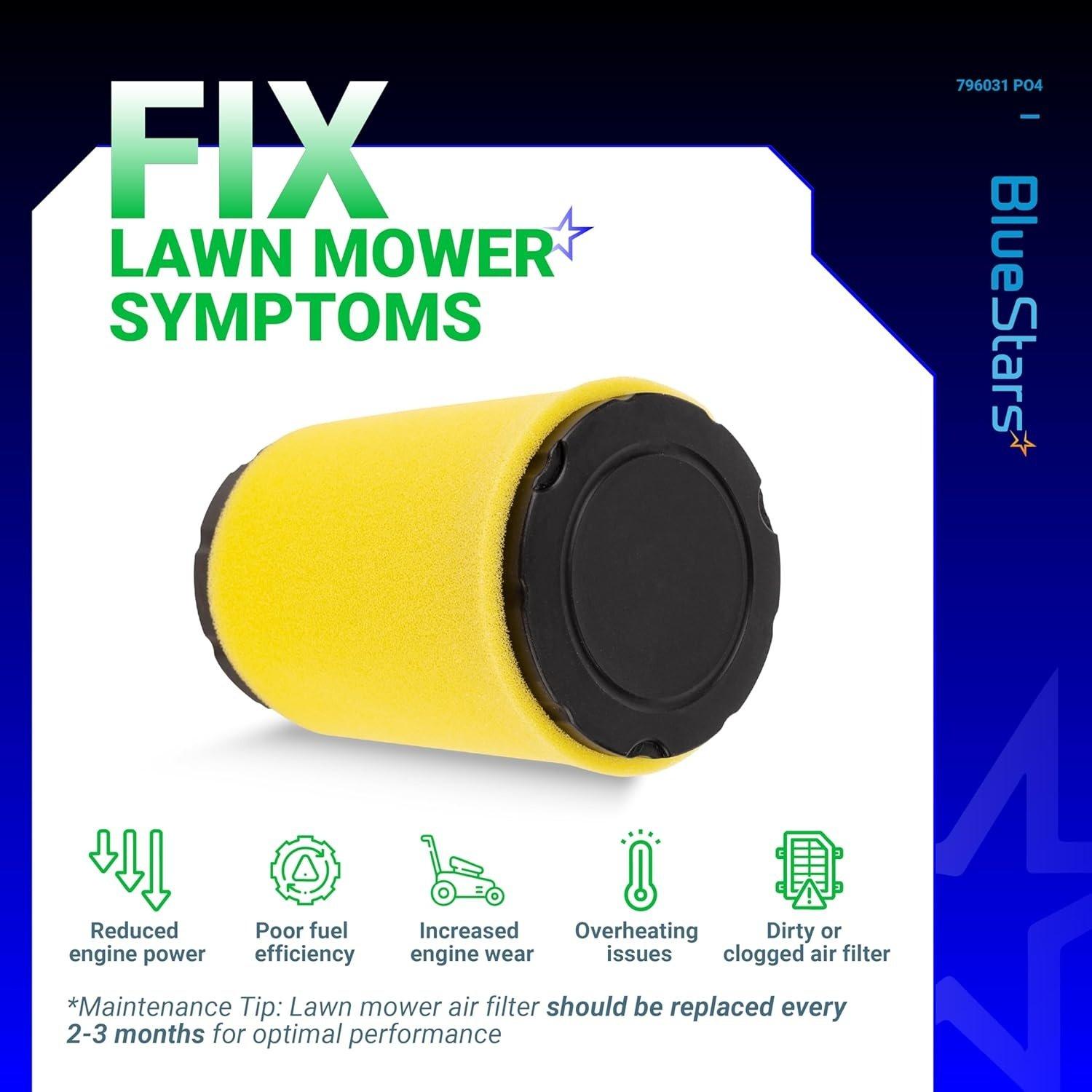 [Lifetime Warranty] 796031 Air Filter with 797704 Foam Pre-cleaner image 3