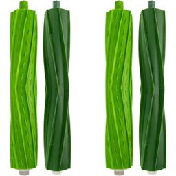 [Lifetime Warranty] Replacement Roller Brushes Rubber - Compatible with iRobot Roomba E & I & J Series i1 i1+ i2 i3 i3+ i4 i4+ i6 i6+ i7 i7+ i8 i8+ j6+ j7 j7+ E5 E6 E7 Vacuum Cleaner - 4 Pieces thumbnail 0