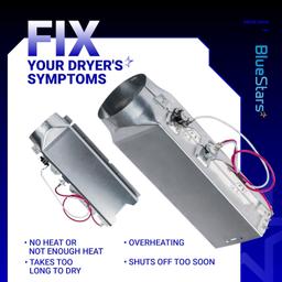 [Lifetime Warranty] 5301EL1001A Dryer Heating Element - For LG DLE7177W DLE5977W DLE8377NM DLE2516W DLEX3700W DLE5955W DLE0442W DLE4970W DLE5955G DLE9577SM - Replaces 5301EL1001J 5301EL1001H thumbnail 5