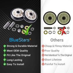 [Lifetime Warranty] 12001541 303373K Dryer Drum Support Roller Kit - Compatible with Maytag Crosley Jenn-Air Dryers - Replaces 303373 3-3373 Y303373 12001541VP W10116741 - Pack of 2 thumbnail 6