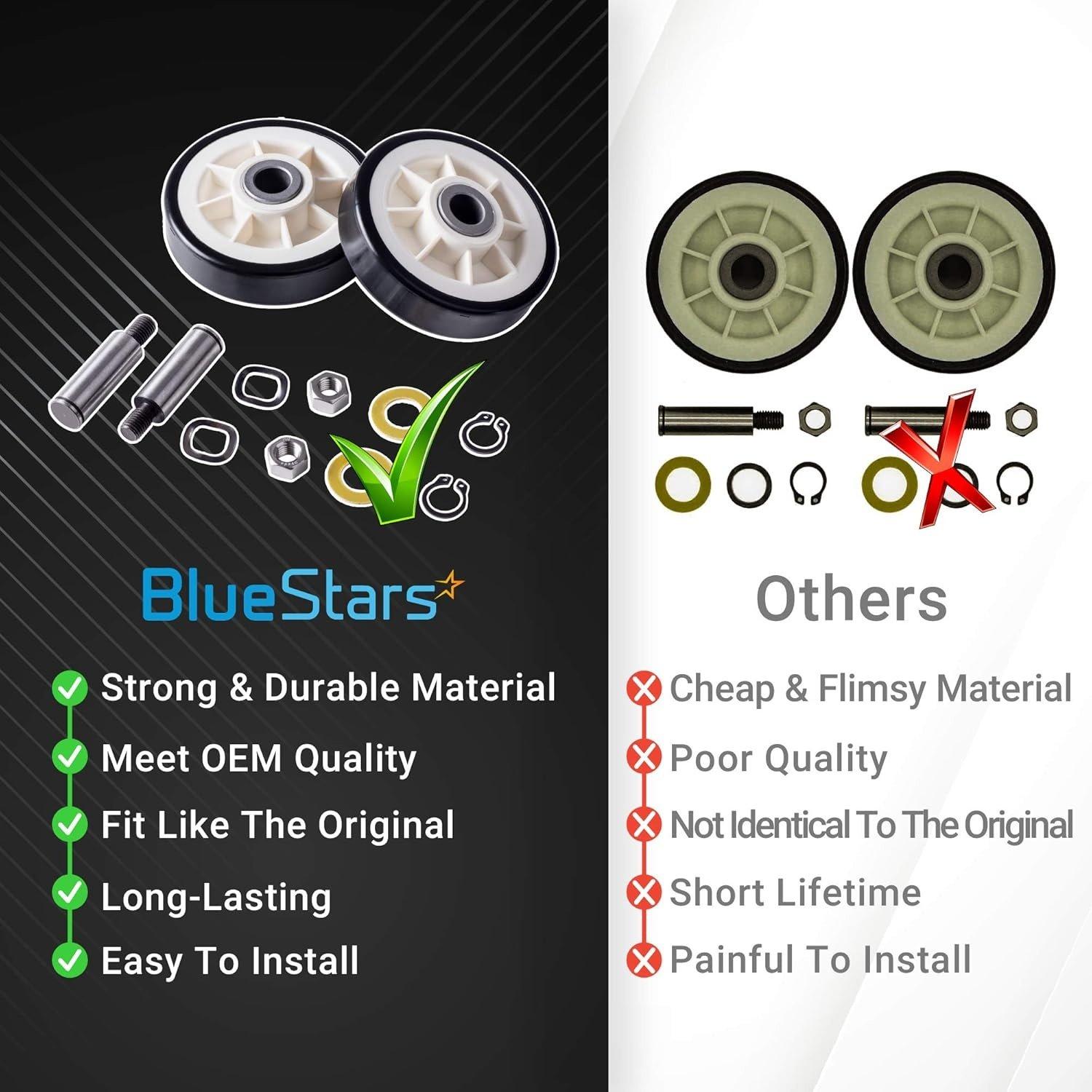 [Lifetime Warranty] 12001541 303373K Dryer Drum Support Roller Kit - Compatible with Maytag Crosley Jenn-Air Dryers - Replaces 303373 3-3373 Y303373 12001541VP W10116741 - Pack of 2 image 6