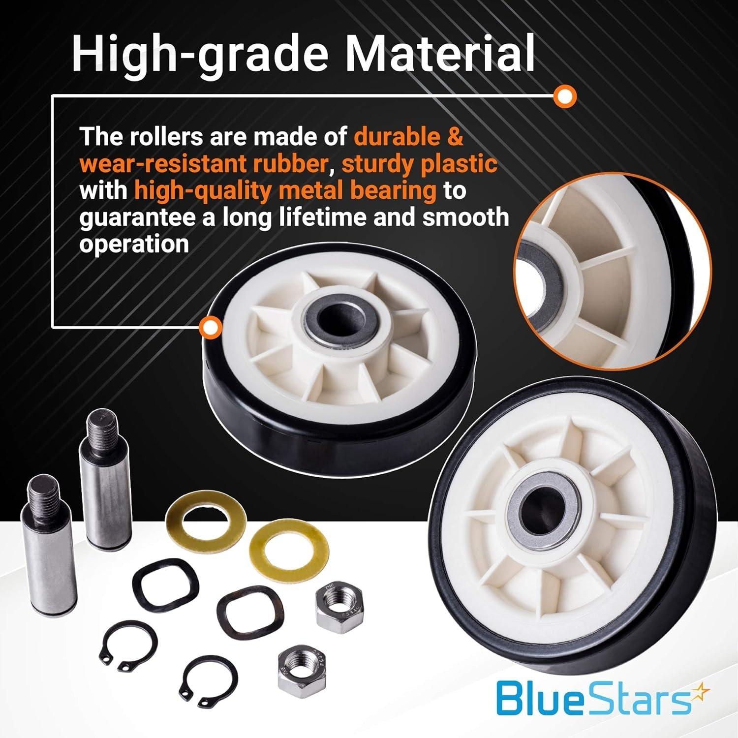 [Lifetime Warranty] 12001541 303373K Dryer Drum Support Roller Kit - Compatible with Maytag Crosley Jenn-Air Dryers - Replaces 303373 3-3373 Y303373 12001541VP W10116741 - Pack of 2 image 3