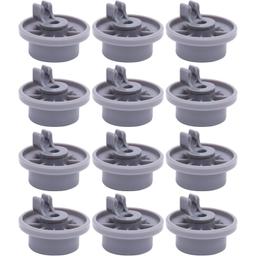 [Lifetime Warranty] 165314 Dishwasher Lower Rack Wheel - Compatible with Bosch & Kenmore Dishwashers - Replaces 420198 423232 AP2802428 PS8697067 - Pack of 12 thumbnail 0
