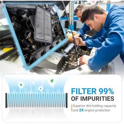 CF11182 CP182 Cabin Air Filter w/Activated Carbon thumbnail 1