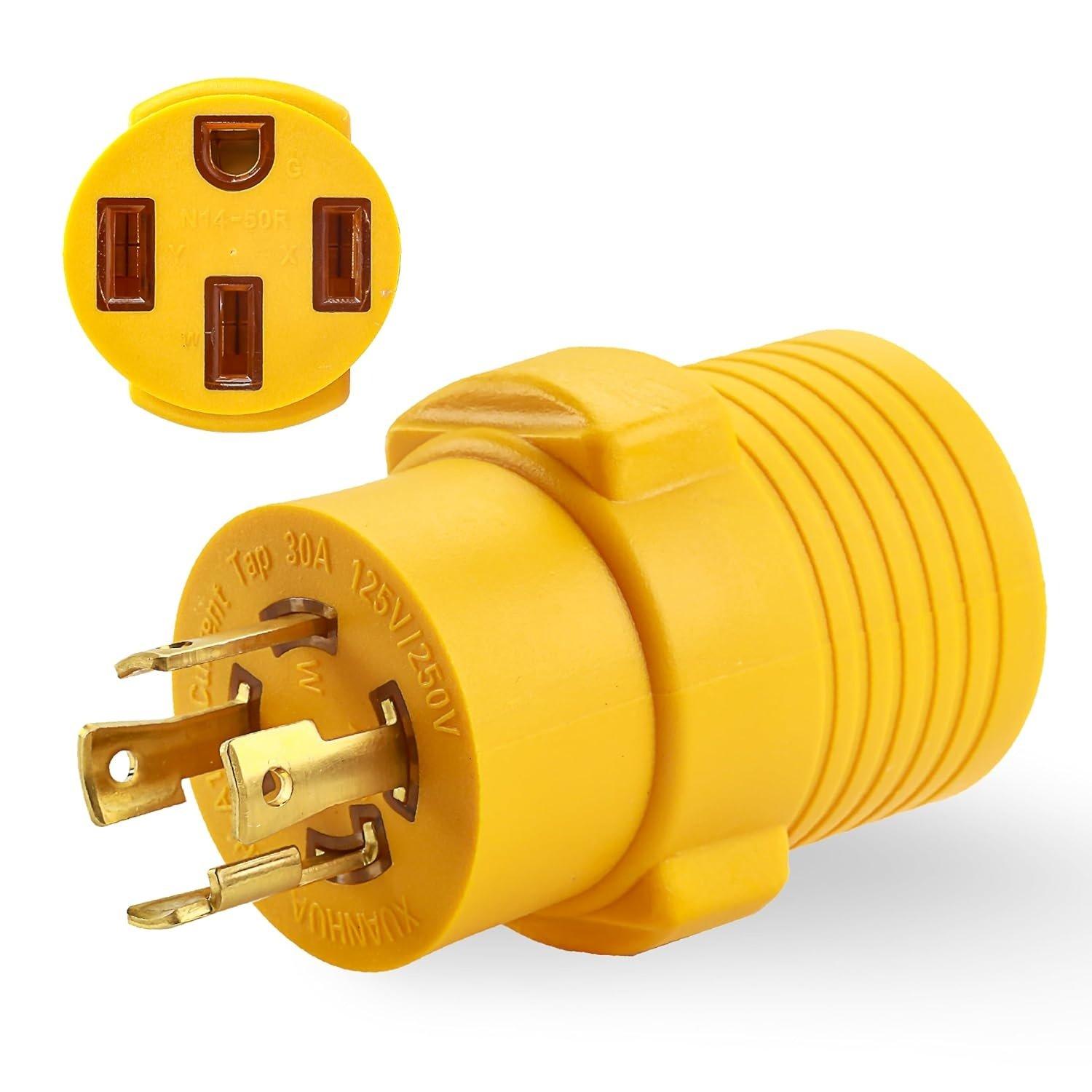 [Lifetime Warranty] L14-30P to 14-50R Adapter image 0