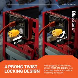 [Lifetime Warranty] L14-30P to 14-50R Adapter thumbnail 4