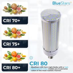 [Lifetime Warranty] 2-pack 50W E26 LED Corn Light Bulbs, 5000K, 3200 Lumens E27 Base Super Bright (500W Equivalent) thumbnail 4