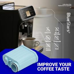[Lifetime Warranty] Coffee Machine Water Filters with Activated Carbon Filter - Compatible with Philips Saeco AquaClean CA6903 and More - Pack of 2 thumbnail 1