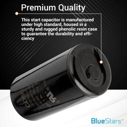 [Lifetime Warranty] 270-324 uF MFD 110-125 VAC Round Motor Start Capacitor 50/60 Hz - Fits AC Motors, Pool Pump, Well Pump thumbnail 2