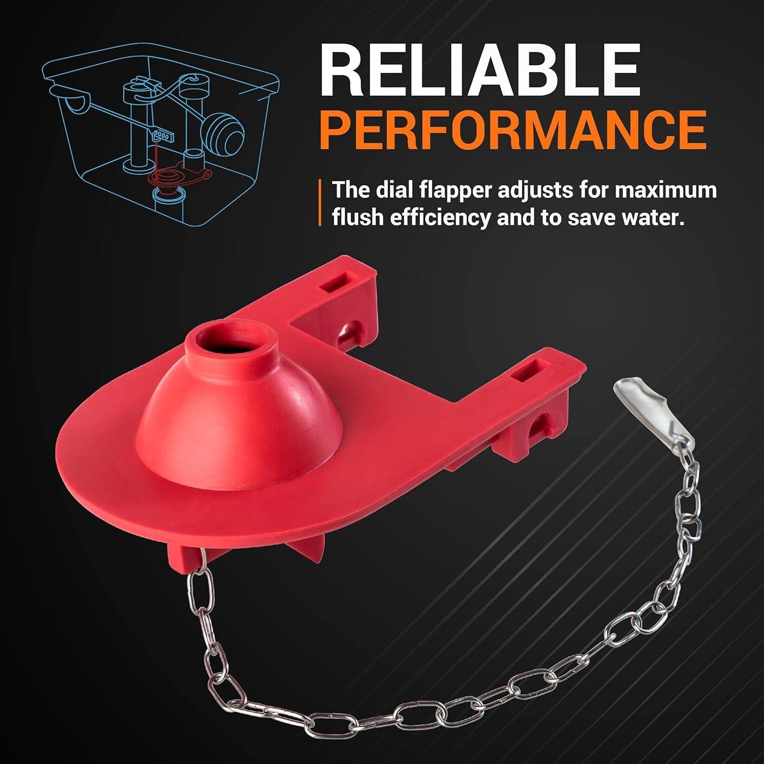 2 Packs 84138 Toilet Flapper Use image 6