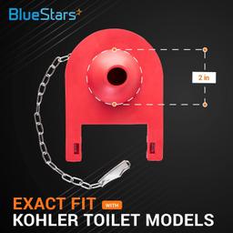 2 Packs 84138 Toilet Flapper Use thumbnail 4