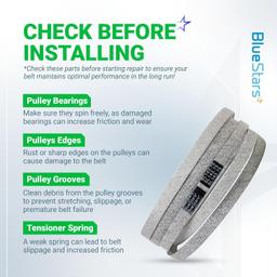 604817 Mower Deck Belt 5/8" x 143 3/4" thumbnail 2