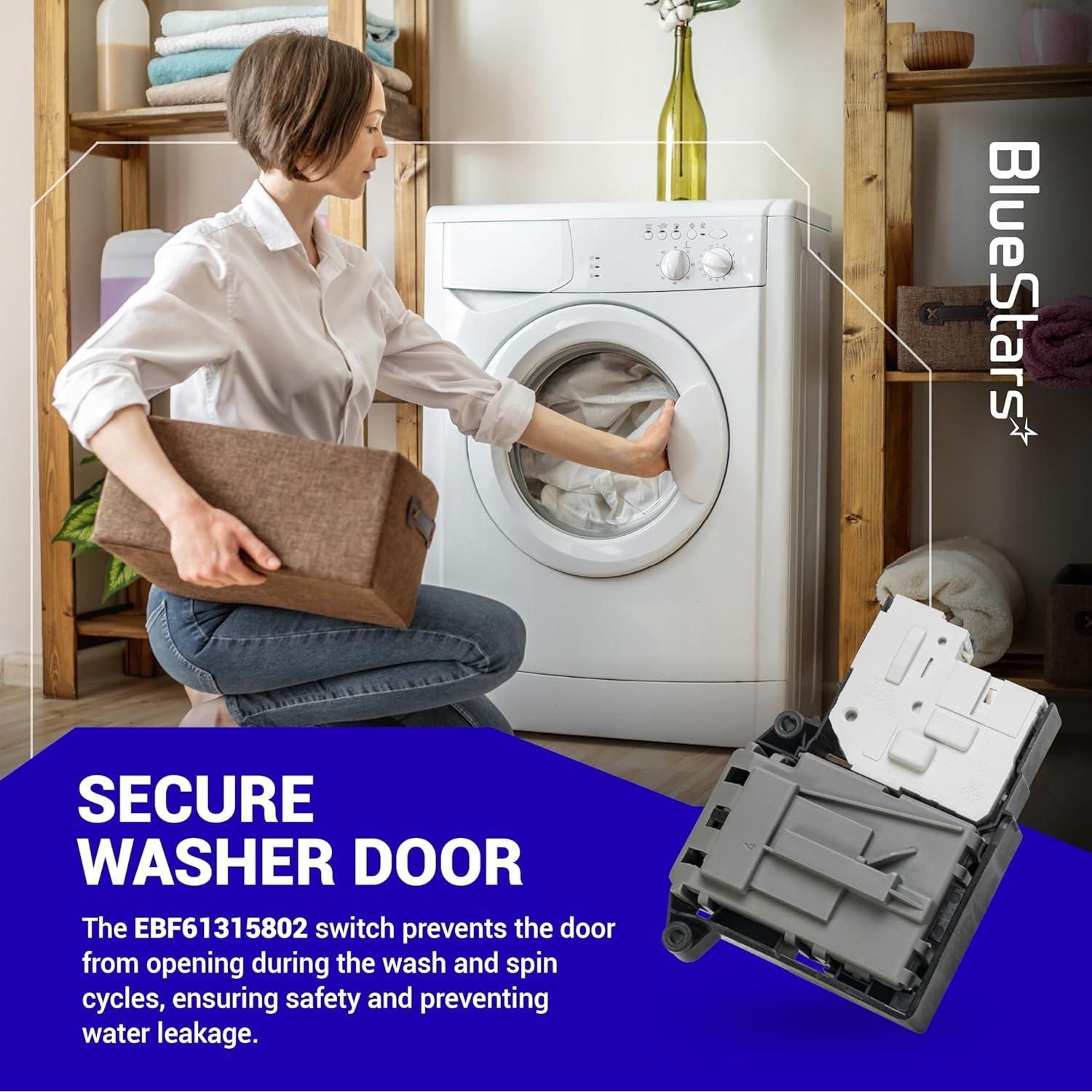 [Lifetime Warranty] EBF61315802 LG Washer Door Lock Switch - Fits for LG & Kenmore Front-Load Washing Machine WM1388HW WM3050CW 79641002610 - Replaces EBF62534401 2667085 AP5672154 PS7792232 EAP7792232 image 6