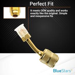 [Lifetime Warranty] R410A Charging Vacuum Port Adapter 5/16 Inch SAE Female to 1/4 Inch SAE Male Flare Replacement thumbnail 4