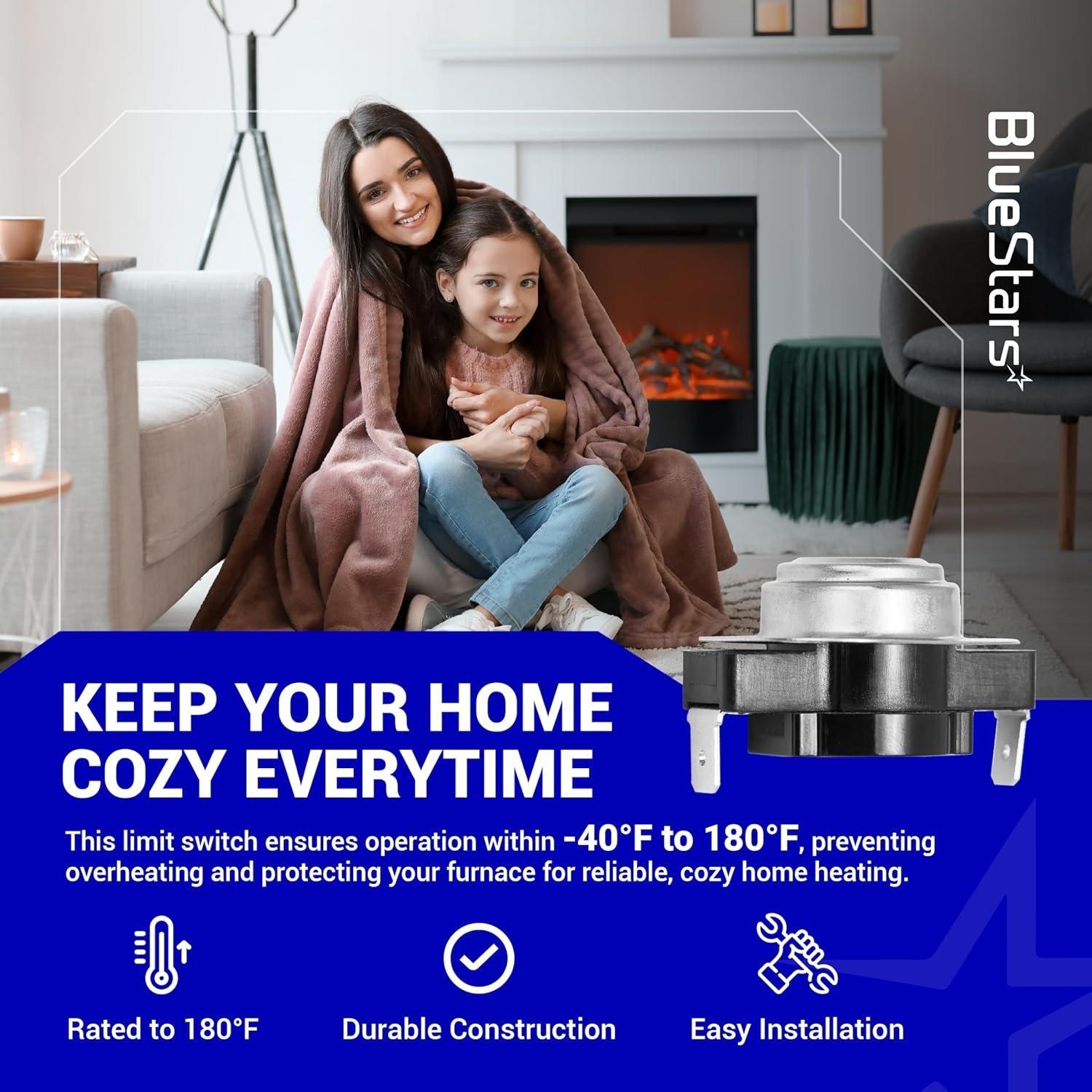 [Lifetime Warranty] L210-20F Furnace Primary Limit Switch -40°F to 180°F image 3