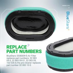3 packs 32 083 09-S 32 883 09-S1 Air Filter thumbnail 3