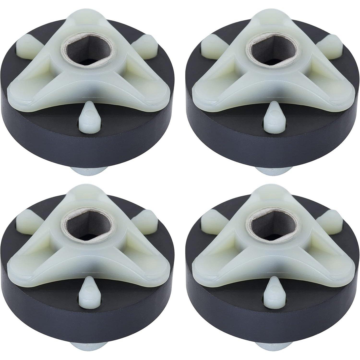 [Lifetime Warranty] 285753A Direct Drive Motor Coupling Kit with Metal Core - Compatible with Whirlpool & Kenmore Washers - Replaces AP3963893 PS1485646 285753AVP 1195967 21003 - Pack of 4 image 0