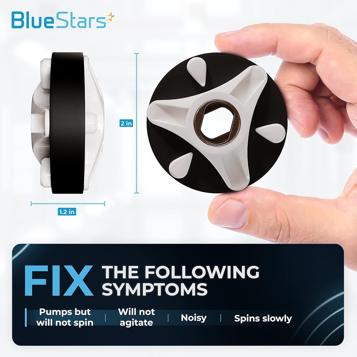 [Lifetime Warranty] 285753A Direct Drive Motor Coupling Kit with Metal Core - Compatible with Whirlpool & Kenmore Washers - Replaces AP3963893 PS1485646 285753AVP 1195967 21003 - Pack of 4 image 6