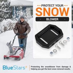 753-06206 Snow Thrower Polymer Slide Shoes Skid Shoes thumbnail 2