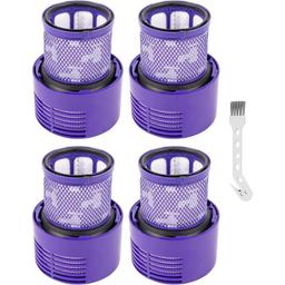 [Lifetime Warranty] 969082-01 Vacuum Cleaner Filter for Dyson V10 Cyclone Series, V10 Absolute, V10 Animal, V10 Total Clean, SV12 Clean - Pack of 4 thumbnail 0