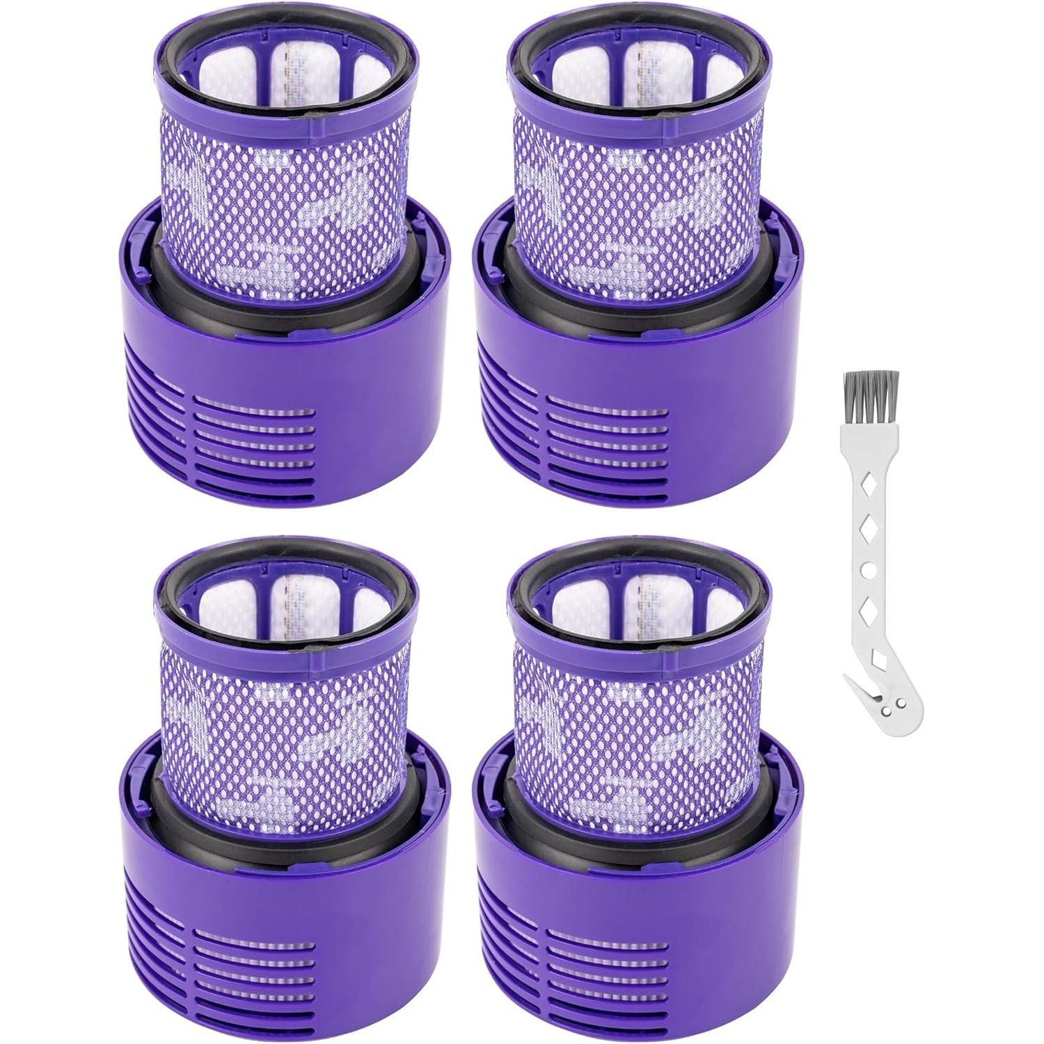 [Lifetime Warranty] 969082-01 Vacuum Cleaner Filter for Dyson V10 Cyclone Series, V10 Absolute, V10 Animal, V10 Total Clean, SV12 Clean - Pack of 4 image 0