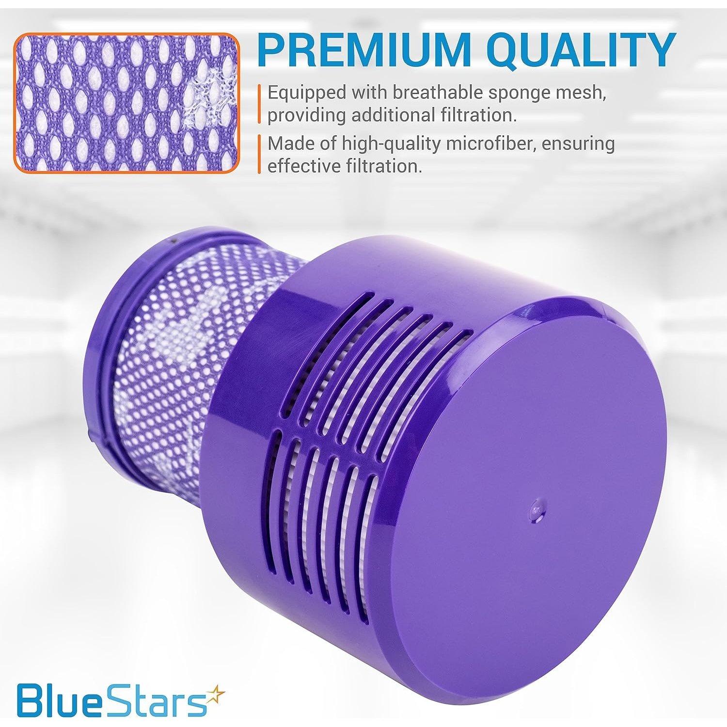 [Lifetime Warranty] 969082-01 Vacuum Cleaner Filter for Dyson V10 Cyclone Series, V10 Absolute, V10 Animal, V10 Total Clean, SV12 Clean - Pack of 4 image 4