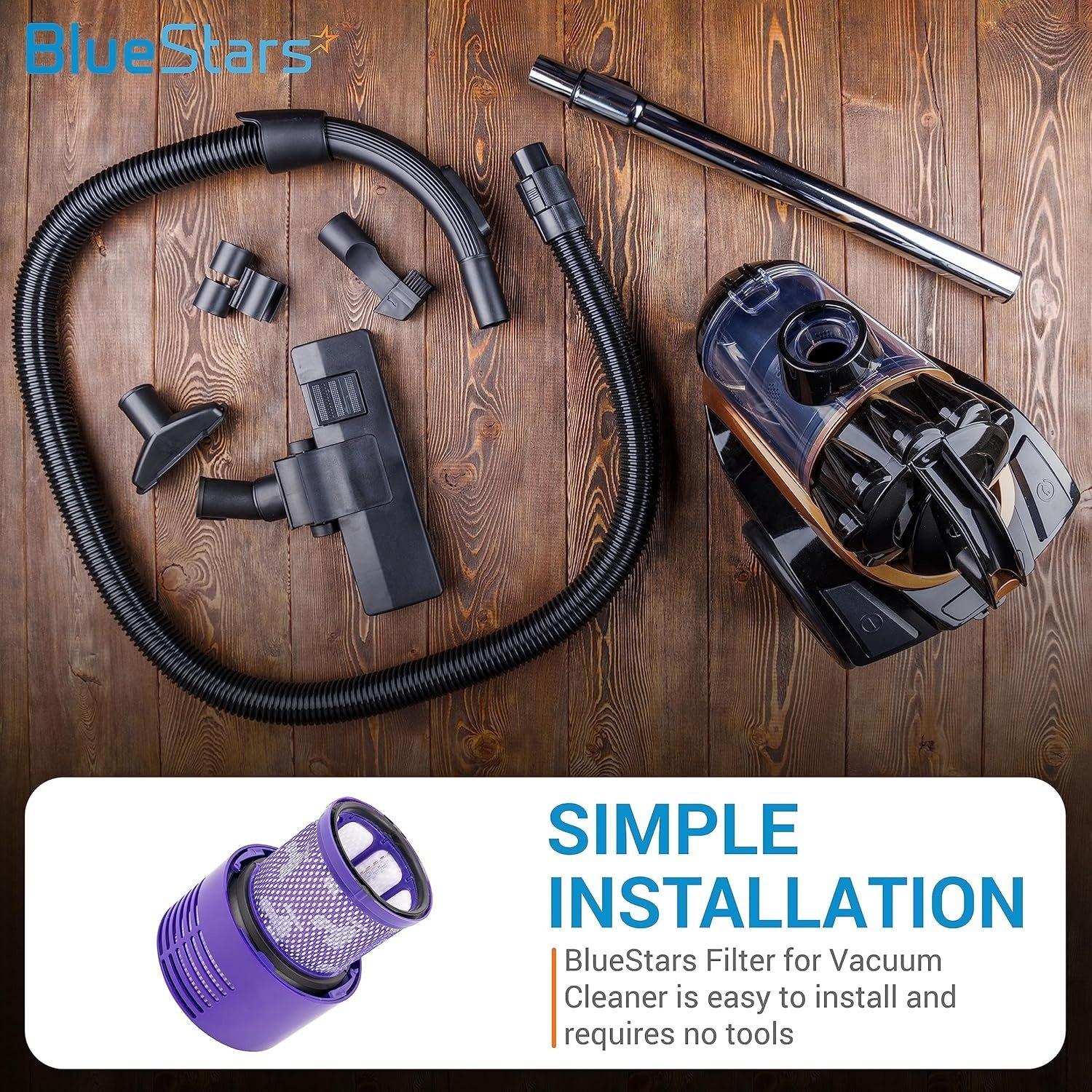 [Lifetime Warranty] 969082-01 Vacuum Cleaner Filter for Dyson V10 Cyclone Series, V10 Absolute, V10 Animal, V10 Total Clean, SV12 Clean - Pack of 4 image 6