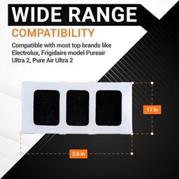 [Lifetime Warranty] Paultra2 Refrigerator Air Filter - Compatible with PureAir Ultra II, Frigidaire, and Electrolux Models - Replaces 5303918847, 242047805, EAP12364179 - Pack of 3 thumbnail 4
