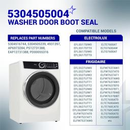 [Lifetime Warranty] 5304505004 AP6973284 PD00055316 Washer Door Boot Seal - For Electrolux EFLS627UIW2 EFLS617STT0 EFLS527UIW0 EFLS517SIW0 EFLS627UIW0 EFLS627UTT1 EFLS627UIW1 EFLS517STT0 EFLS527UIW1 thumbnail 7