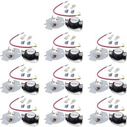 [Lifetime Warranty] 279816 Dryer Thermal Cut-off Kit - Compatible with Whirlpool Kenmore Maytag Amana - Replaces 3399848 AP3094244 PS334299 3977393 WED6200SW1 NED4600YQ0 NED4600YQ1 NED4655EW1 - Pack of 10 thumbnail 0