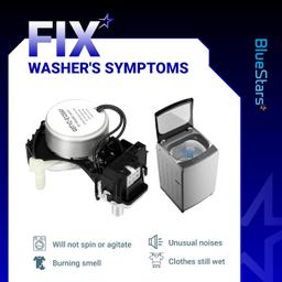 [Lifetime Warranty] W10913953 49tyz-e120a1 Washer Shift Actuator Replacement - Compatible with Whirlpool Kenmore - Replaces W10815026 PS11769864 W10597177 WPW10597177 W10913953VP AP6037270 thumbnail 3