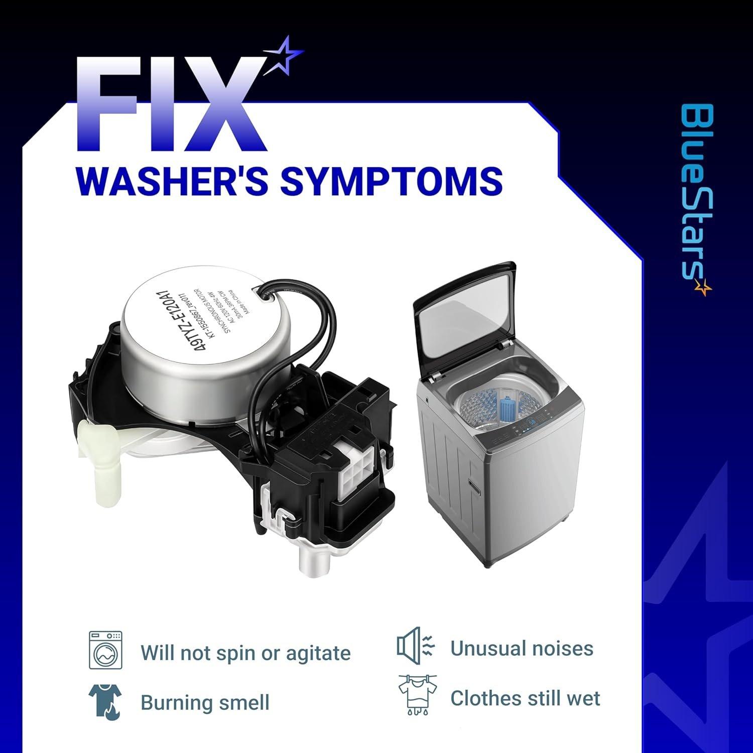 [Lifetime Warranty] W10913953 49tyz-e120a1 Washer Shift Actuator Replacement - Compatible with Whirlpool Kenmore - Replaces W10815026 PS11769864 W10597177 WPW10597177 W10913953VP AP6037270 image 3