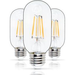 [Lifetime Warranty] T45 T14 Tubular E26 Edison LED Light Bulb 120V - Pack of 3 thumbnail 0