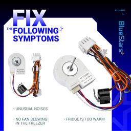 W11224591 Refrigerator Evaporator Fan Motor thumbnail 6