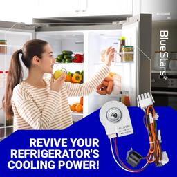 W11224591 Refrigerator Evaporator Fan Motor thumbnail 3