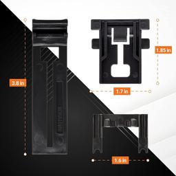 W10546503 & W10195839 & W10195840 & W10250160 Top Rack Adjuster & Rack Adjuster & Adjuster Positioner & Arm Clip-lock Kit thumbnail 6
