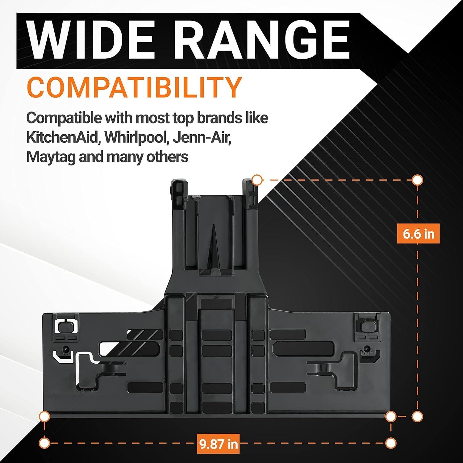 W10546503 & W10195839 & W10195840 & W10250160 Top Rack Adjuster & Rack Adjuster & Adjuster Positioner & Arm Clip-lock Kit image 5