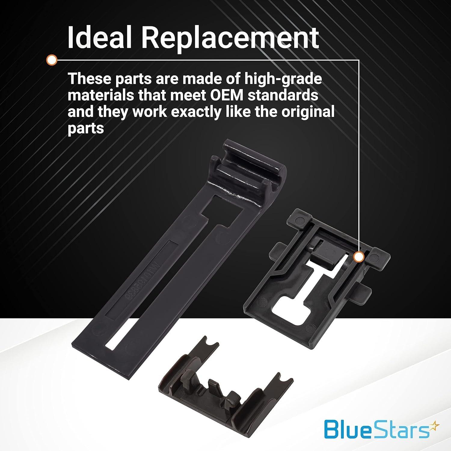 W10546503 & W10195839 & W10195840 & W10250160 Top Rack Adjuster & Rack Adjuster & Adjuster Positioner & Arm Clip-lock Kit image 1