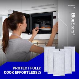 [Lifetime Warranty] W10208631A Microwave Grease Filter Replacement 5.78" x 12.91" Aluminum Mesh Screen Grease Filters - Compatible with Whirlpool GE Microwaves - Pack of 5 thumbnail 4