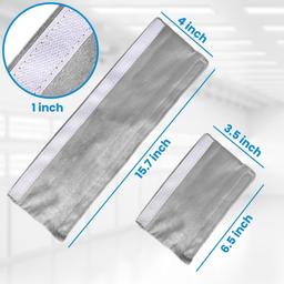 Silver Door Handle Covers Set of 6-4 PCS Fridge Handle Cover & 2 PCS Microwave Handle Cover thumbnail 5
