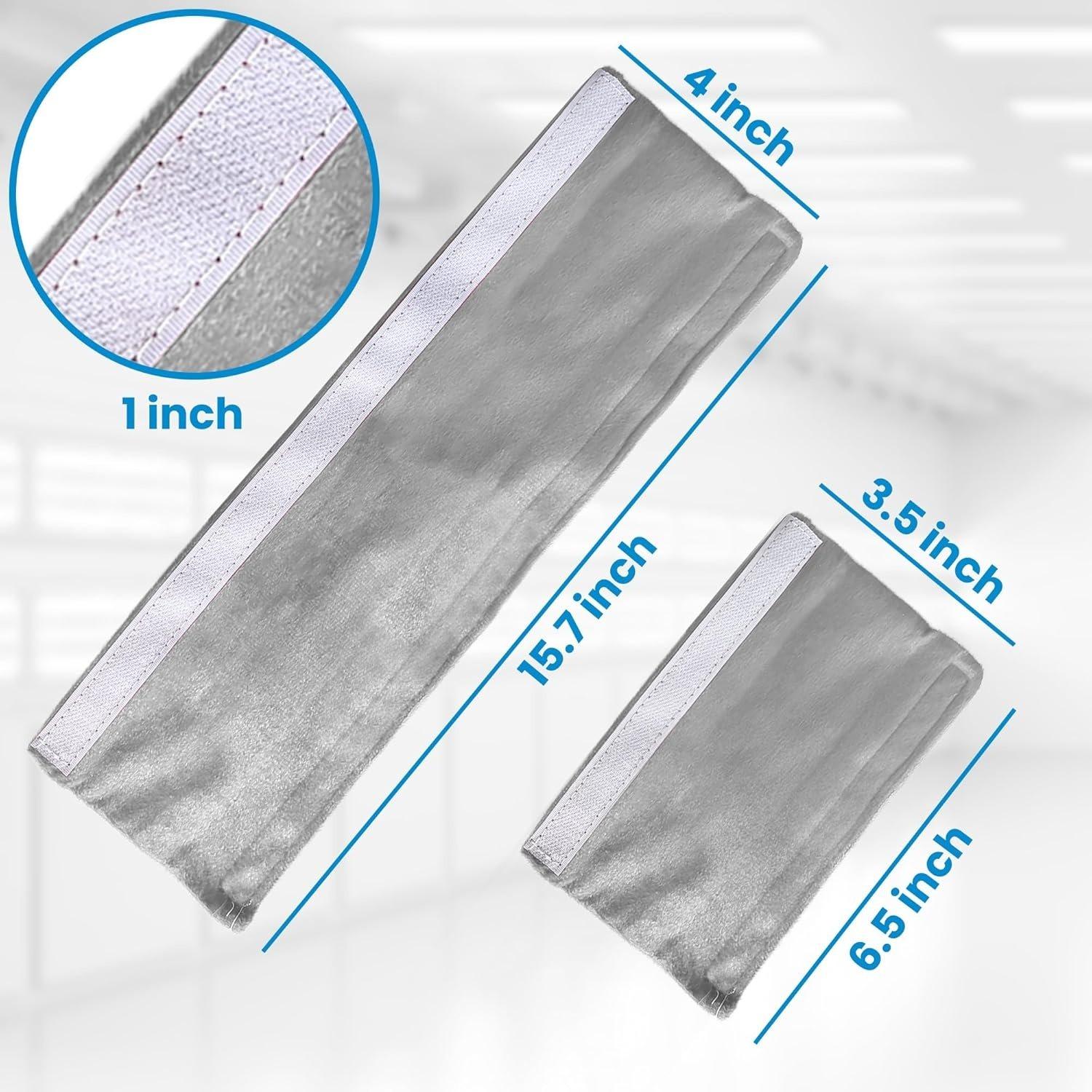 Silver Door Handle Covers Set of 6-4 PCS Fridge Handle Cover & 2 PCS Microwave Handle Cover image 5
