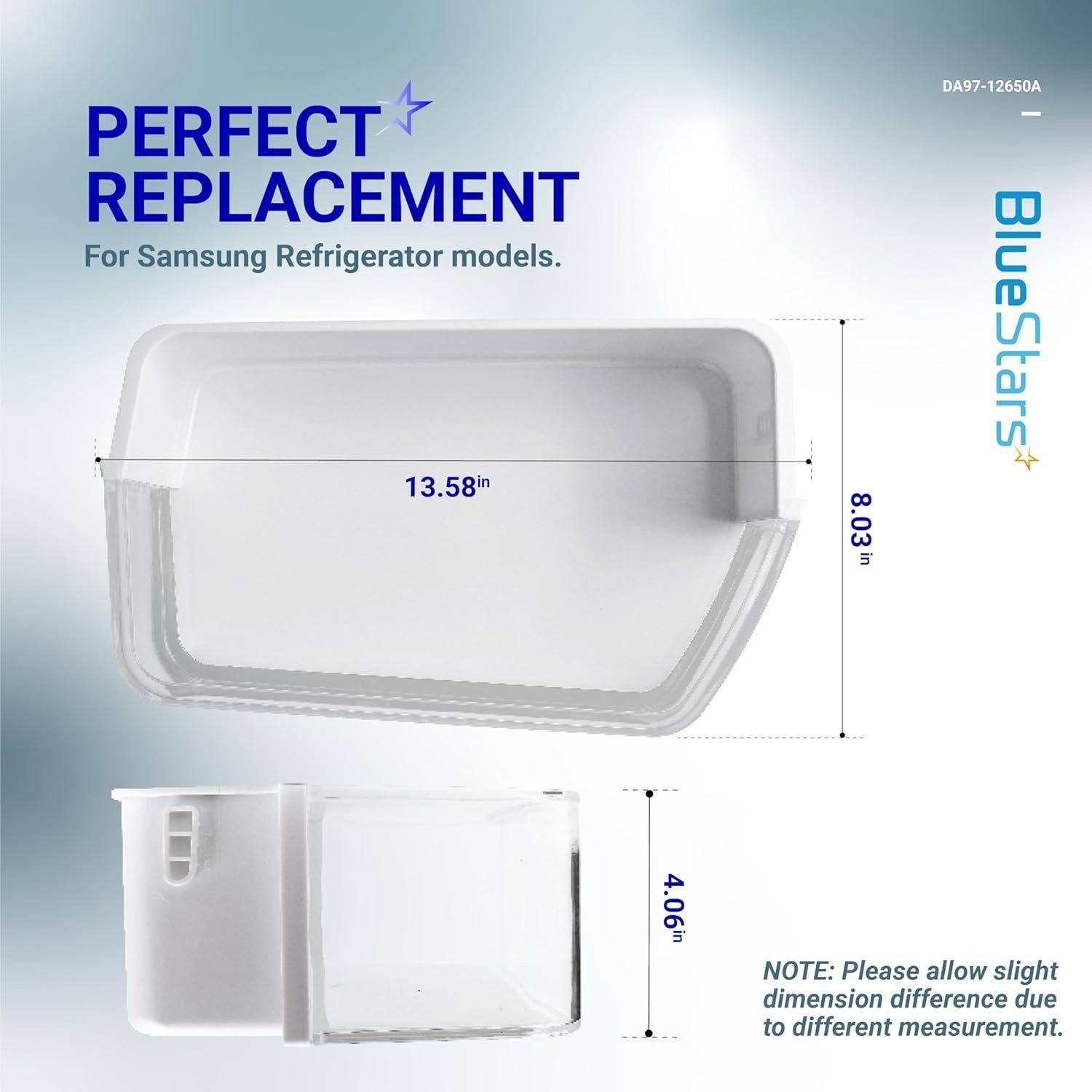 DA97-12650A Right Side Door Shelf Basket Bin image 5