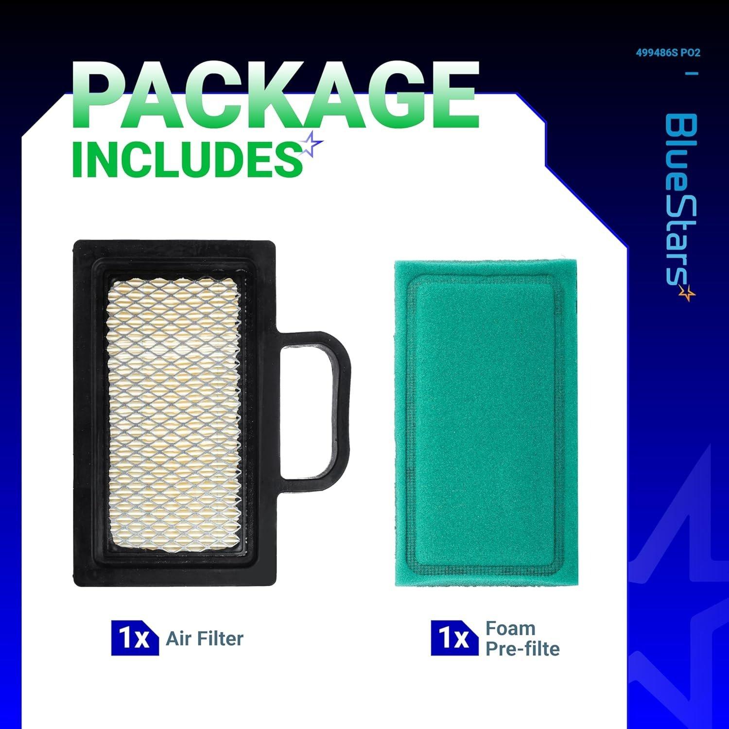 [Lifetime Warranty] 499486S 698754 Air Filter 273638 273638S Pre Filter - Pack of 2 image 6